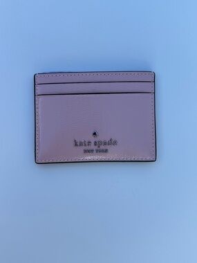 kate spade tutu Pink Patent Leather Card Case